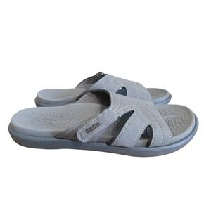 KUAILU Arch‎ Support Orthopedic Slides Adjustable Buckle Comfort Sandals
